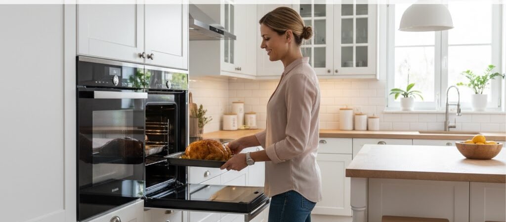 🛠️ GUIDE : Quelle est la Meilleure Hauteur pour Installer un Four Encastrable en France ? (Normes et Astuces d&rsquo;Expert)